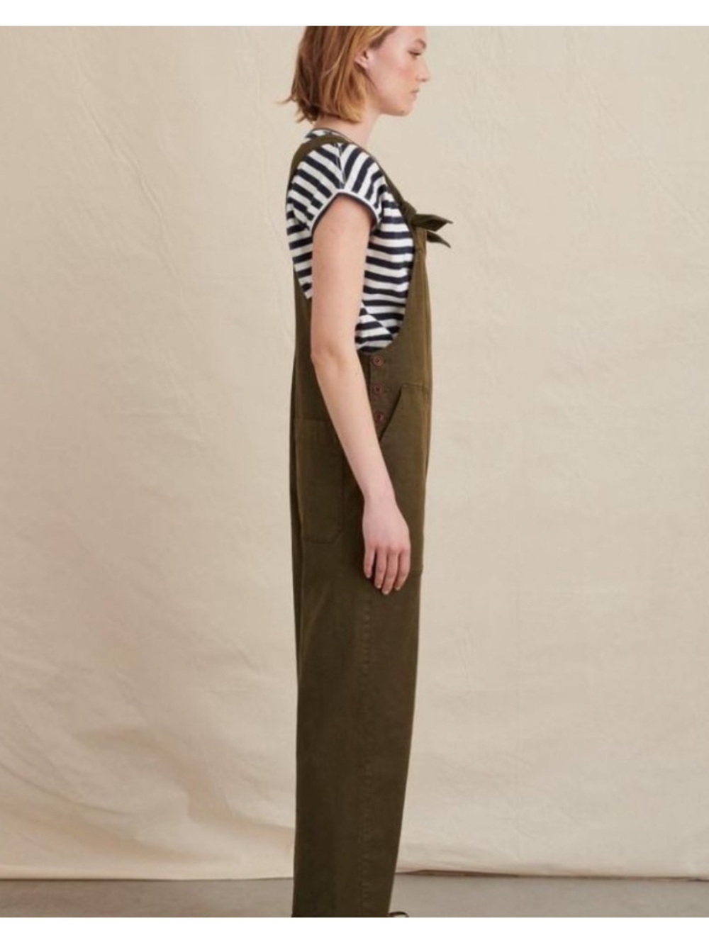 Alex Mill Otto Overall Jumpsuit Medium Army Green - Picture 3 of 14